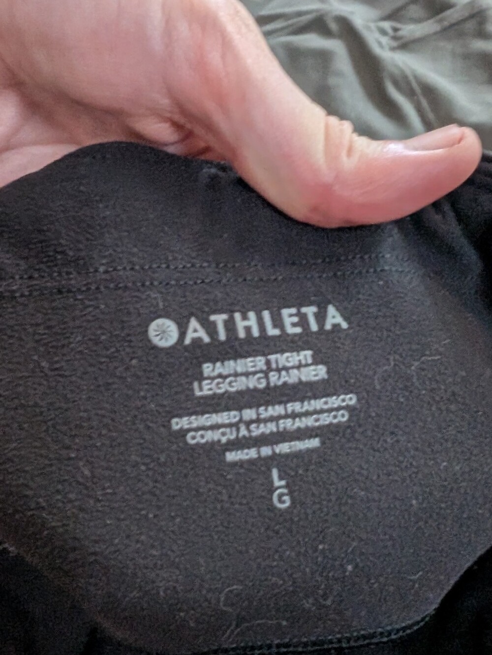 Bundle! 4 Athleta Leggings Large Rainier Reflective Inclination Moto Salutation - Picture 4 of 14